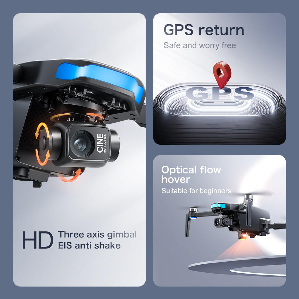 Oryginalny dron GPS S-X1 z pro – Drone Gimbal 3 Axis recenzja i cena